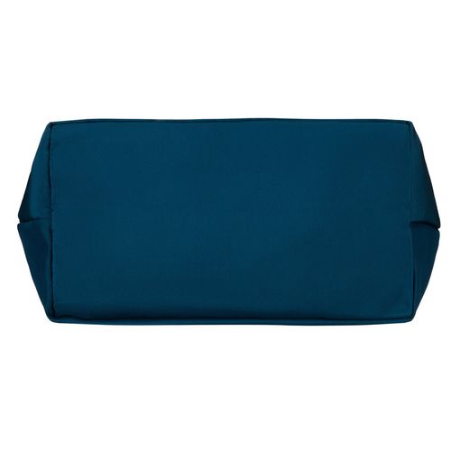 turkusowa shopperka damska zawieszona na wygodnych uchwytach na Arena.pl