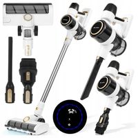 ODKURZACZ BEZPRZEWODOWY PIONOWY BEZWORKOWY ELEKTROSZCZOTKA LED 3W1