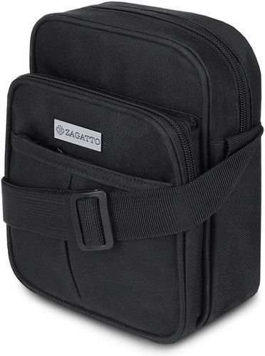 Saszetka męska na ramię mała torba sportowa do pracy czarna lekka na Arena.pl