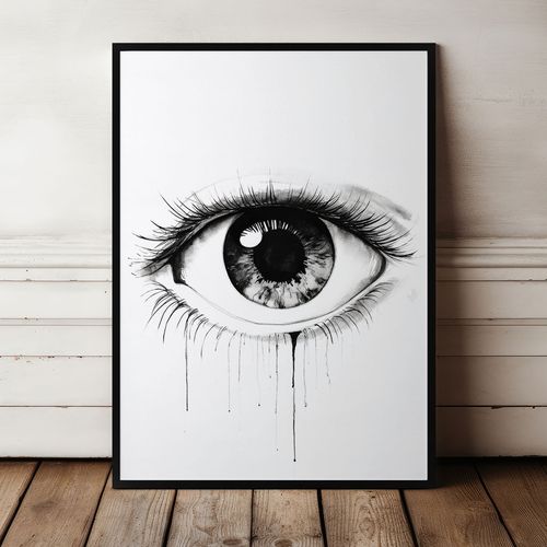 Plakat czarne oko 50x70 cm na Arena.pl