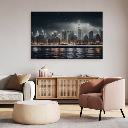 Obraz Na Płótnie Do Biura Nowy Jork Panorama Architektura 100cm x 70cm na Arena.pl