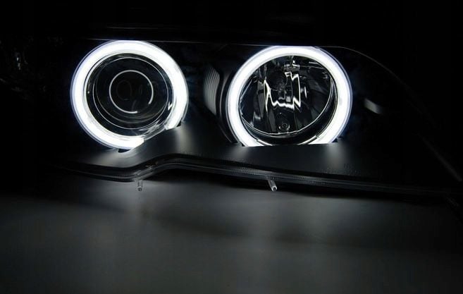 LAMPY REFLEKTORY Do BMW E46 OD 2003 DO 2006 Roku COUPE, CABRIO Ringi CCFL zdjęcie 3