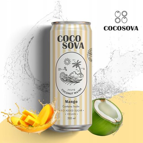 Cocosova Zestaw Degustacyjny nr2 – 4 Smaki Wody Kokosowej | 12 Puszekx320ml na Arena.pl