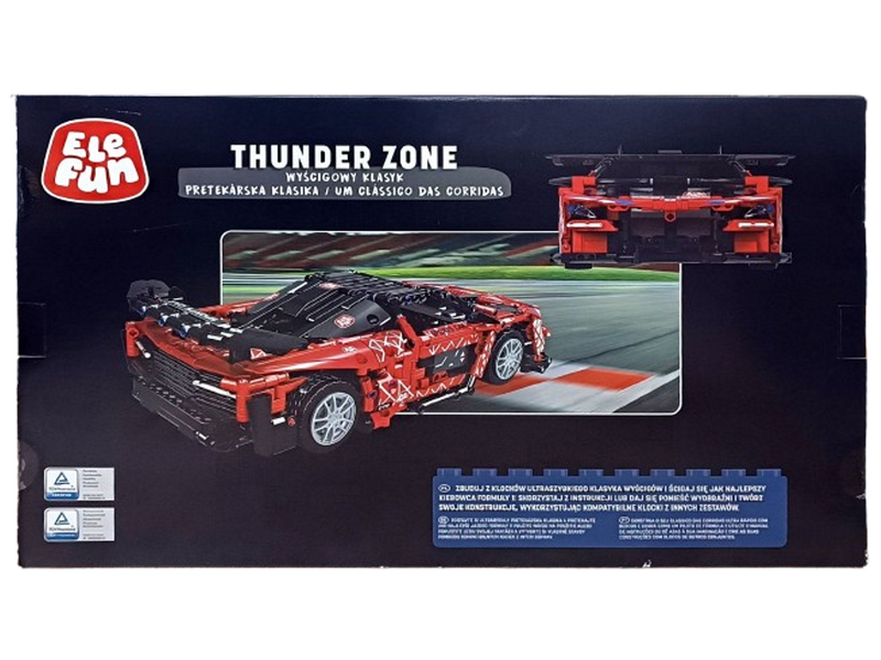 Klocki Elefun Thunder Zone Wyścigowy klasyk C0923 zdjęcie 4