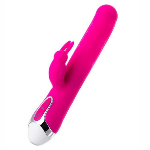 jos balle, vibrator with clitoral stimulator with moving balls, silicone na Arena.pl