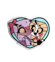 Poduszka Chibi Hazbin Hotel - Charlie Morningstar & Vaggie