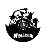 Zegar ścienny z płyty winylowej Madagaskar 74.13