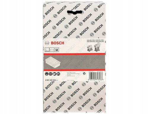 BOSCH - filtr fałdowy celulozowy do GAS 35 i GAS 55 BOSCH - ORYGINALNY na Arena.pl