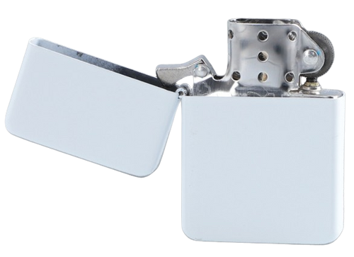 Biała Zapalniczka Benzynowa w Jednolitym Kolorze Białym Gentelo na Arena.pl