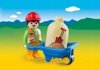 PLAYMOBIL PRACOWNIK BUDOWLANY Z TACZKĄ 6961
