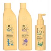NEBOA ZESTAW SZAMPON KIDS + ODŻYWKA DO WŁOSÓW + SPRAY PODKREŚLAJĄCY SKRĘT