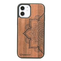 drewniane etui na iphone 12 mini mandala jabłoń