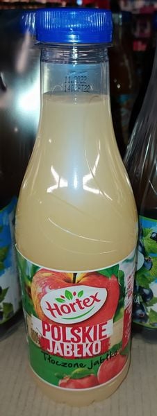 Hortex Polskie jabłko - tłoczone jabłko PET 1L - karton zdjęcie 1