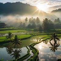 Plakat 60x60cm Świt nad Tarasami