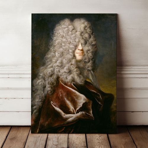 Obraz na płótnie portret włosy loki 50x70 cm na Arena.pl