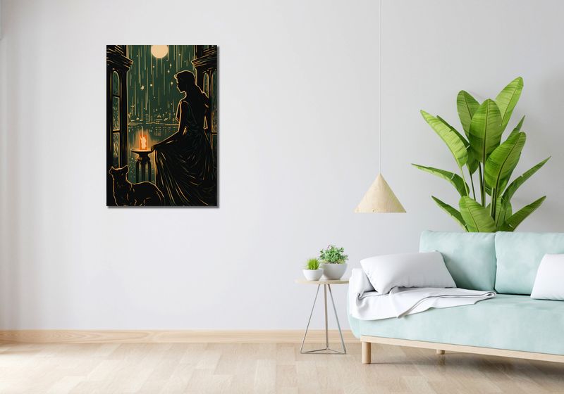 Obraz 60x90cm Nocne Szeptanie zdjęcie 2