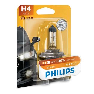 Żarówka samochodowa H4 Philips Vision +30% - 1szt
