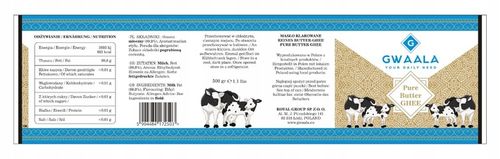 Masło klarowane Ghee Gwala 1Kg na Arena.pl