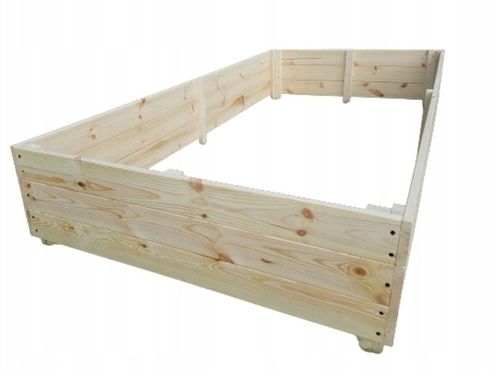 WARZYWNIAK ZIELNIK INSPEKT SKRZYNIA 120x80x30 EKO DREWNIANY WYSOKI na Arena.pl