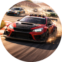 Opłatek na tort Wyścig Rajd Dakar Samochód Auto Terenówka  Bryka