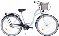 Damski rower miejski damka DALLAS 28 + kosz GRATIS