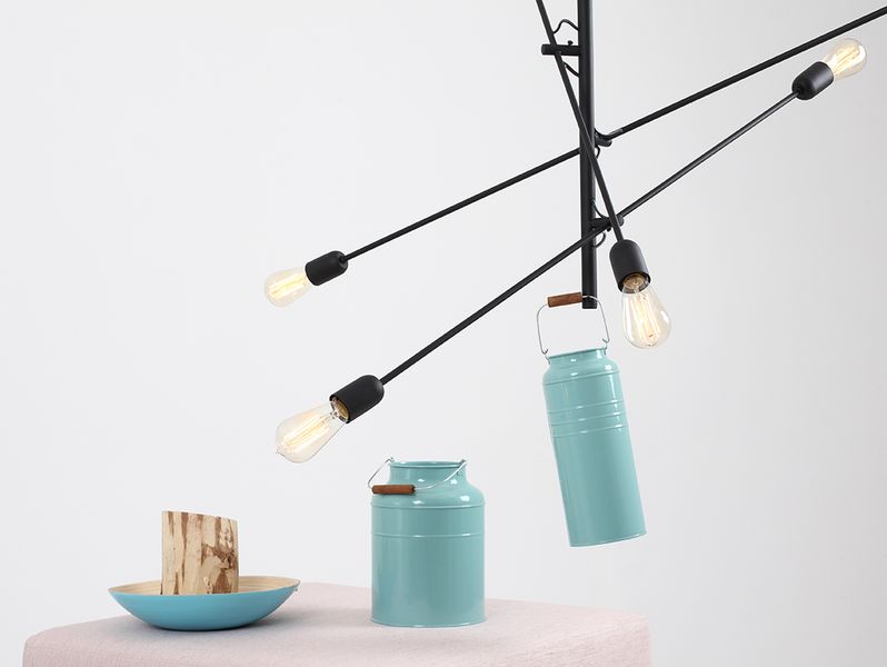 Lampa wisząca TWIGO 6 – czarny zdjęcie 4