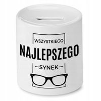 Skarbonka Dla Syna Wszystkiego Najlepszego Synek Z Nadrukiem Ze Zdjęciem