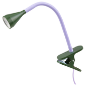 Lampka biurkowa do blatu klips LED 2700K 220lm liliowy/ciemnozielony NÄVLINGE