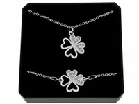 KOMPLET BIŻUTERII KONICZYNKA SWAROVSKI SREBRO 925