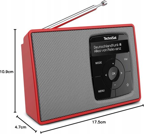 Radio TECHNISAT DIGITRADIO 2 DAB+ FM Bluetooth Audio Streaming, Alarm, OLED na Arena.pl
