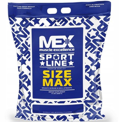 Odżywka GAINER MEX Size MAX 6800g na MASĘ 6,8KG na Arena.pl