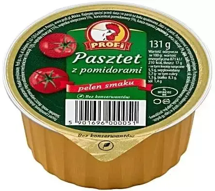 PASZTET DROBIOWY POMIDOR 131G PROFI zdjęcie 1