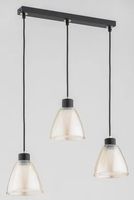 LAMPA WISZĄCA ALFA ANION 62266 CZARNY / ZŁOTY
