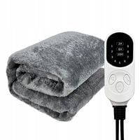 OGRZEWANY KOC SAMOCHODOWY 72W FLANELOWY 12V CAMPING KOC ELEKTRYCZNY