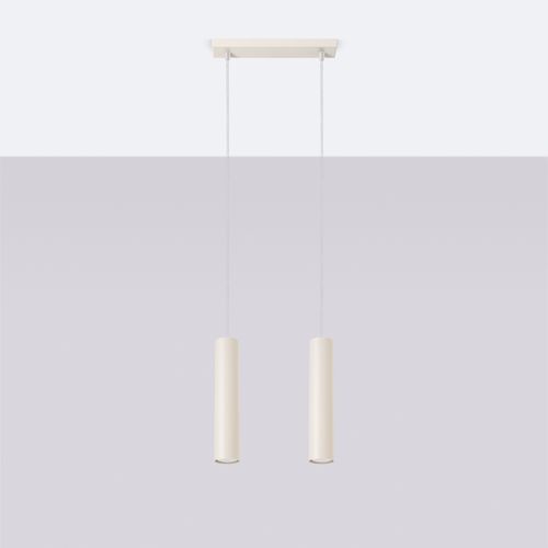 Lampa wisząca LAGOS 2 beżowa na Arena.pl