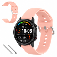 Pasek silikonowy do Huawei Watch GT Runner 2 trwały opaska 20mm różowy