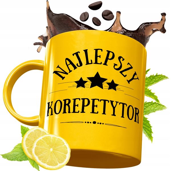 Złoty Kubek Premium Dla Korepetytora Prezent Z Nadrukiem Ze Zdjęciem zdjęcie 1
