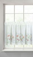 Firana gotowa zazdrostka SYLWIA 150x60 Eurofirany biała / różowa