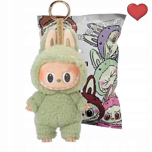 Zielony LABU-BU 1RD THE MONSTERS ANIME DUŻA LALKA PLUSZOWA Bez pudełka na Arena.pl