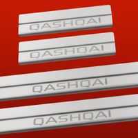 Listwa progowa NISSAN QASHQAI MK2 Stal nierdzewna 304 mat 4szt