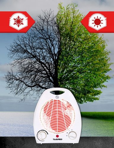 Grzejnik elektryczny Termowentylator Wydajna Farelka z Termostatem 2000W na Arena.pl