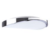 Sufitowa lampa natynkowa Circulo plafon do sypialni chrom