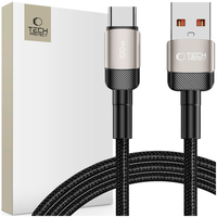 TECH-PROTECT ULTRABOOST EVO TYPE-C CABLE 100W/5A 200CM TITANIUM