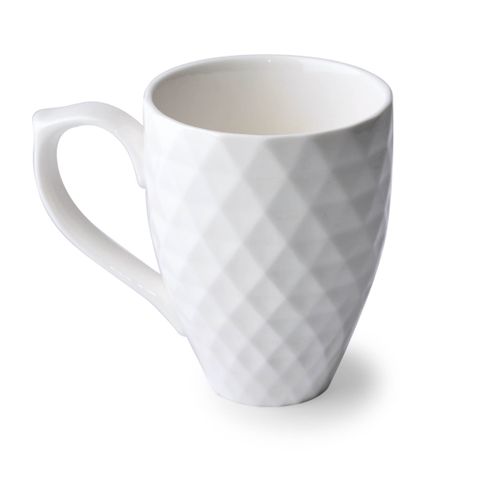 KUBEK CERAMICZNY DIAMOND BIAŁY 200 ml na Arena.pl
