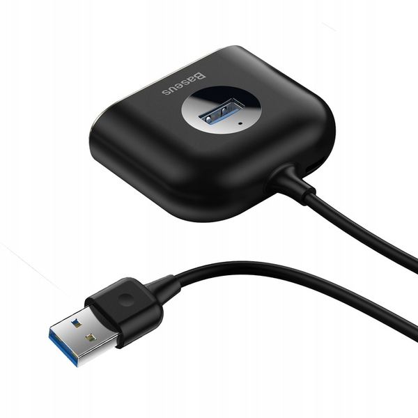 HUB USB BASEUS ADAPTER ROZDZIELACZ ROZGAŁĘŹNIK USB 3.0 DO 4x USB KABEL 1M zdjęcie 3