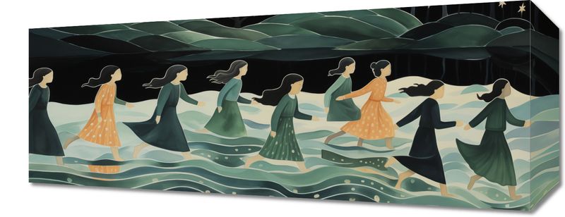 Obraz 50x20cm Nocna Procesja zdjęcie 1