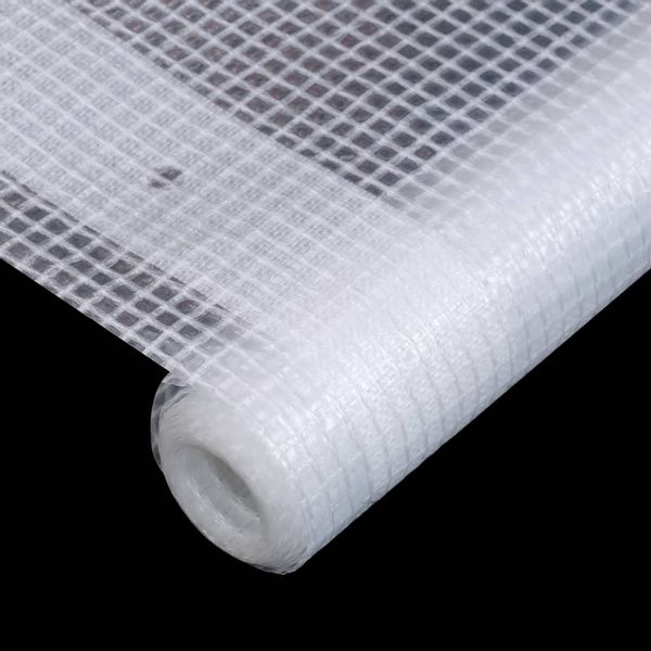 Plandeka Leno, 260 g/m², 2 x 6 m, biała zdjęcie 4