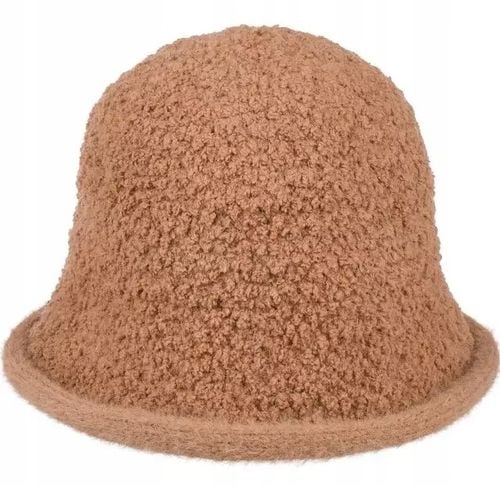 BUCKET HAT KAPELUSZ JESIEŃ ZIMA WIOSNA BOUCLE BUKLA BARANEK BEAR KOL 3007 na Arena.pl
