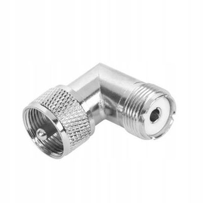Złącze UHF wtyk - gniazdo kątowe zdjęcie 1