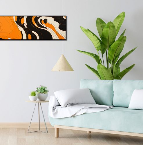 Plakat 95x33cm Tańczący Atrament na Arena.pl